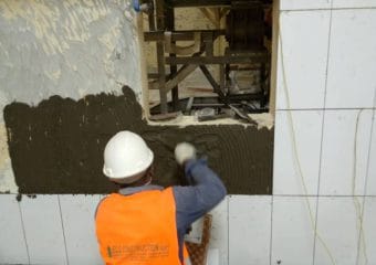 Travaux de carrelage